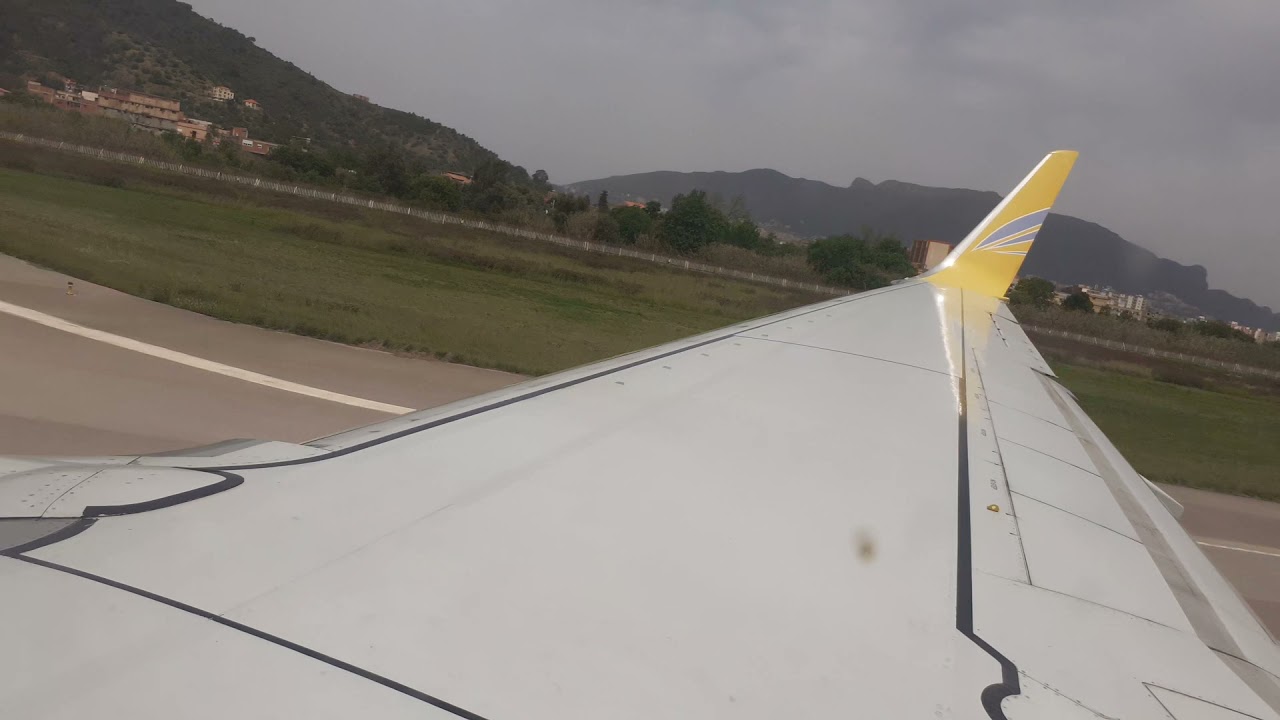 Décollage aéroport  de bejaia. ABANE Ramdane Avec ASL AIRLINES. Le 10 Avril 2021