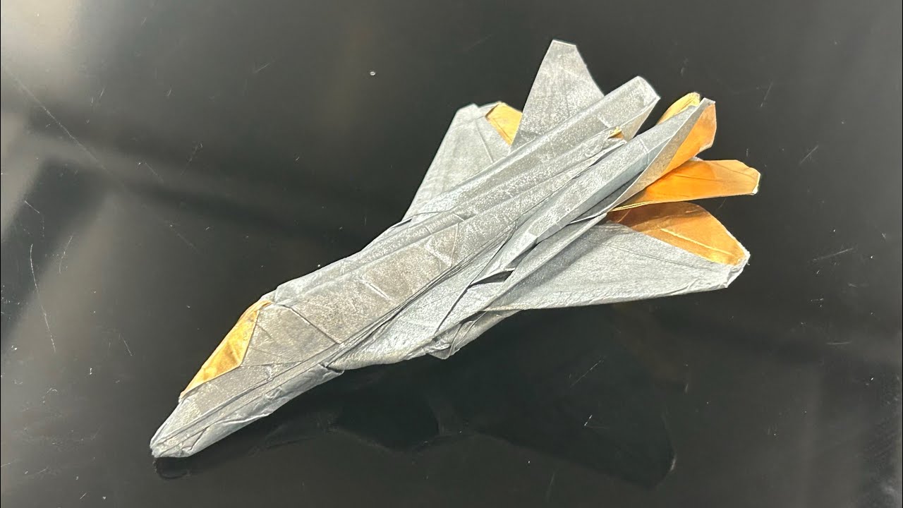 Origami SU-57 Tutorial By Jayson Merrill