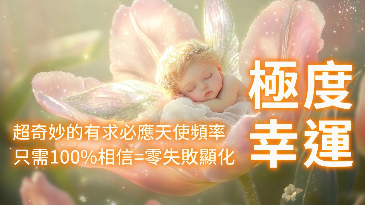 【天使顯化頻率】🌟 超奇妙的有求必應天使頻率👼 只需100%相信🟰零失敗的顯化 每個心念都已被天使接收💗 天使正在為你派送好運🍀所有念頭正轉化為現實禮物🎁  好運音樂  正念冥想