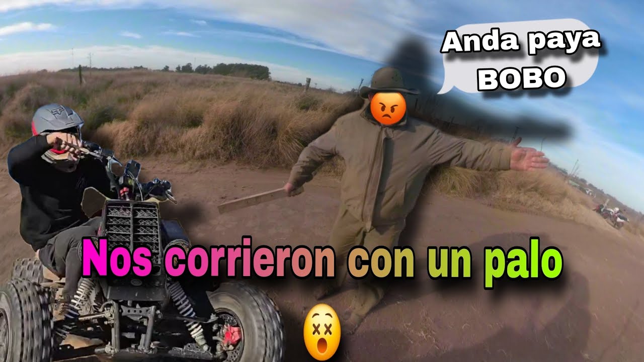 Me corrieron con un palo!!  yamaha banshee 350 salimos a girar un poco en Roberts. Anda paya bobo