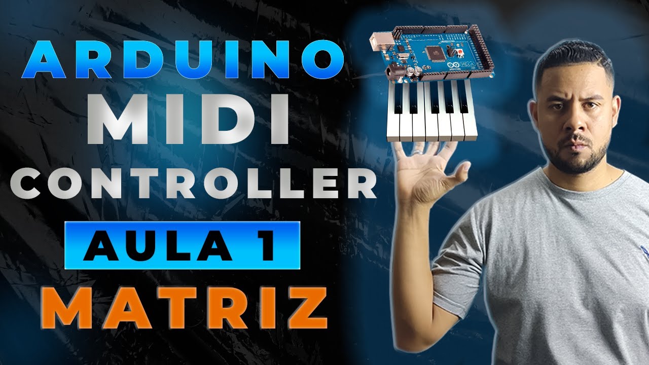 CONTROLADOR MIDI ARDUINO COM SENSIBILIDADE (Arduino MIDI Controller) MATRIZ DE DIODOS [AULA 1]