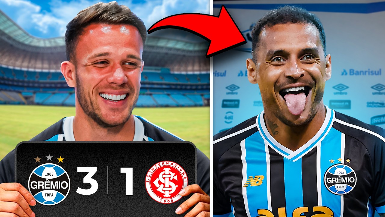 A CADA VITÓRIA do GRÊMIO = ROUBO um JOGADOR ADVERSÁRIO