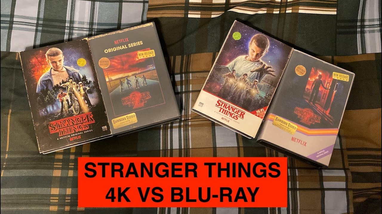 Stranger Things 4K and Blu-ray Packaging Comparison