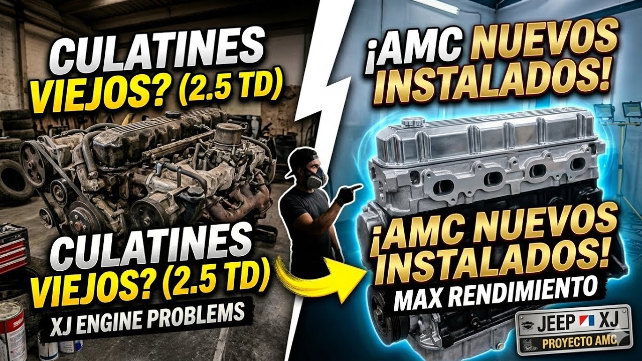 Culatines AMC para el Jeep Cherokee XJ 2.5 TD