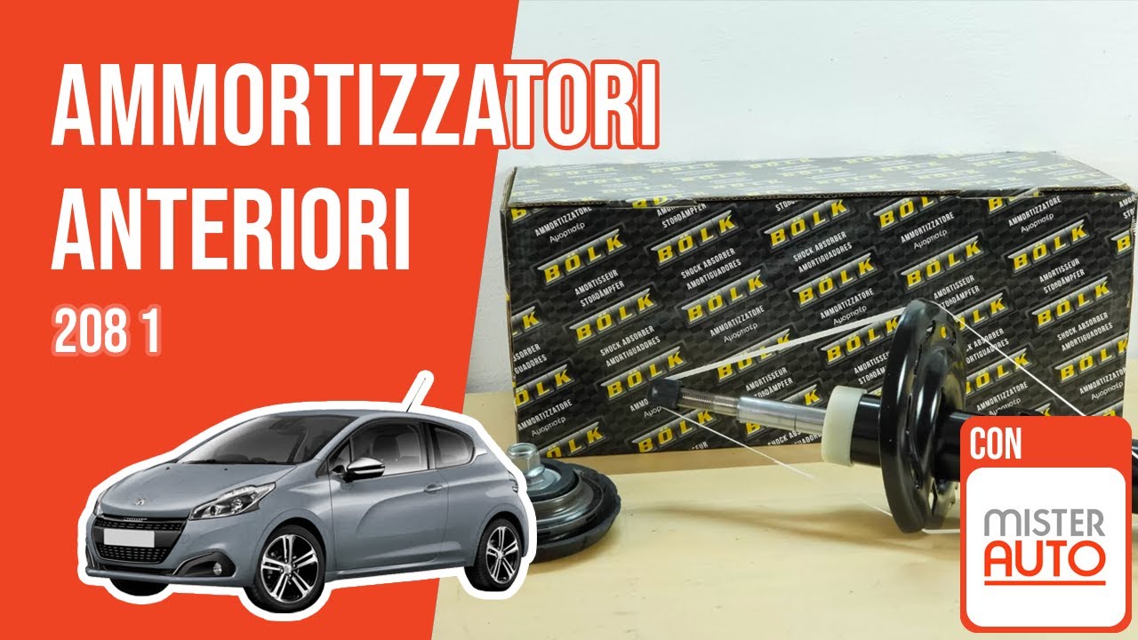Sostituzione ammortizzatori anteriori Peugeot 208 1➿