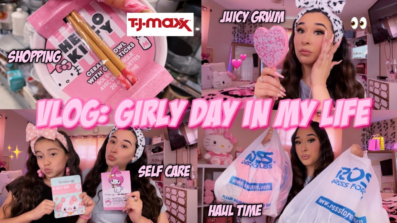 GIRLY DAY IN MY LIFE ♡: self care, let’s go shopping, doing my makeup Q&A, & Ross / Tj maxx haul