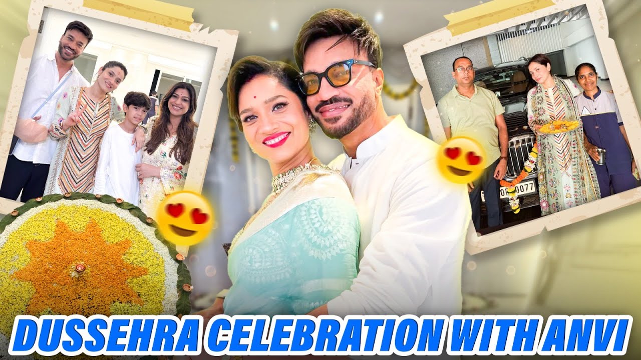 Dussehra 2025 with Ankita & Vicky: Family, Ravan Dahan & Festive Fun!