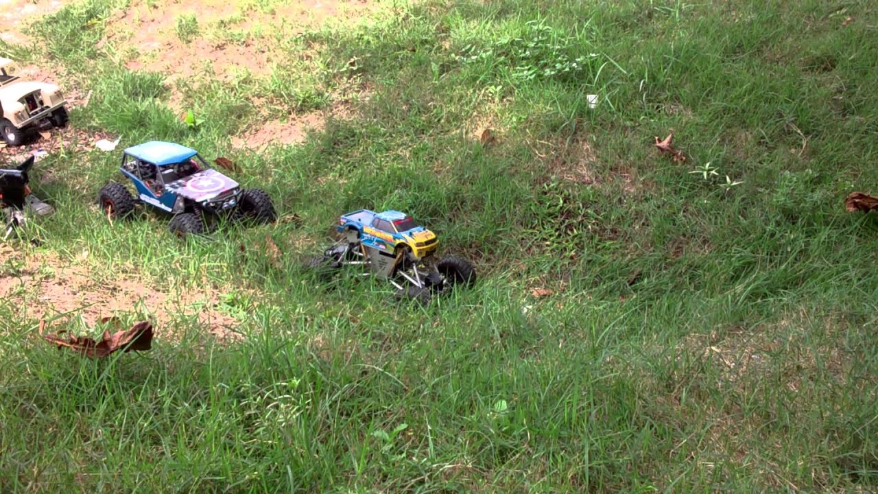 SG Crawlers-My Axial Honcho and Tamiya TLT1