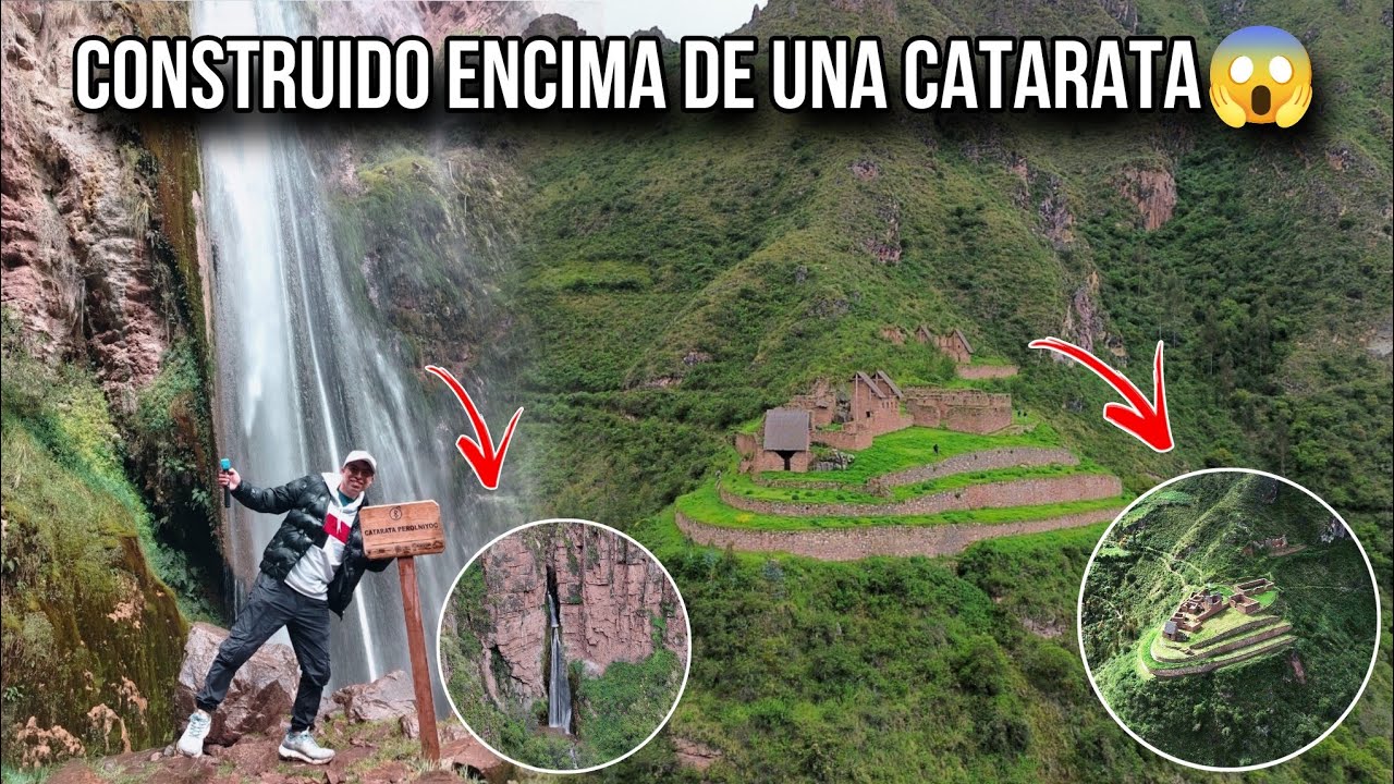 🇵🇪 Contrucción Inca Encima de una Catarata Sagrada PEROLNIYOC 😱 | Ollantaytambo