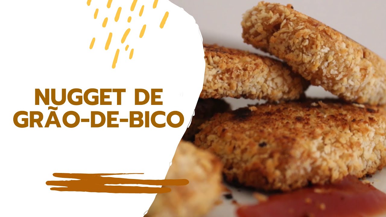 NUGGET DE GRÃO-DE-BICO | Super crocante!