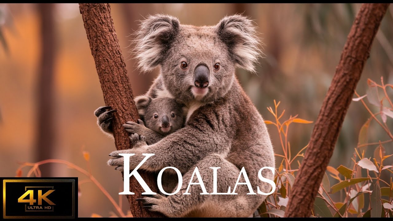 Koalas 4K - Unique Animals | Relaxation Film #wildlife #koala #relaxingmusic