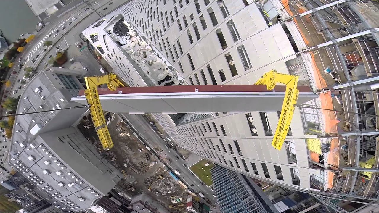 580 working on the Pyramid with a go pro on the Crane watching