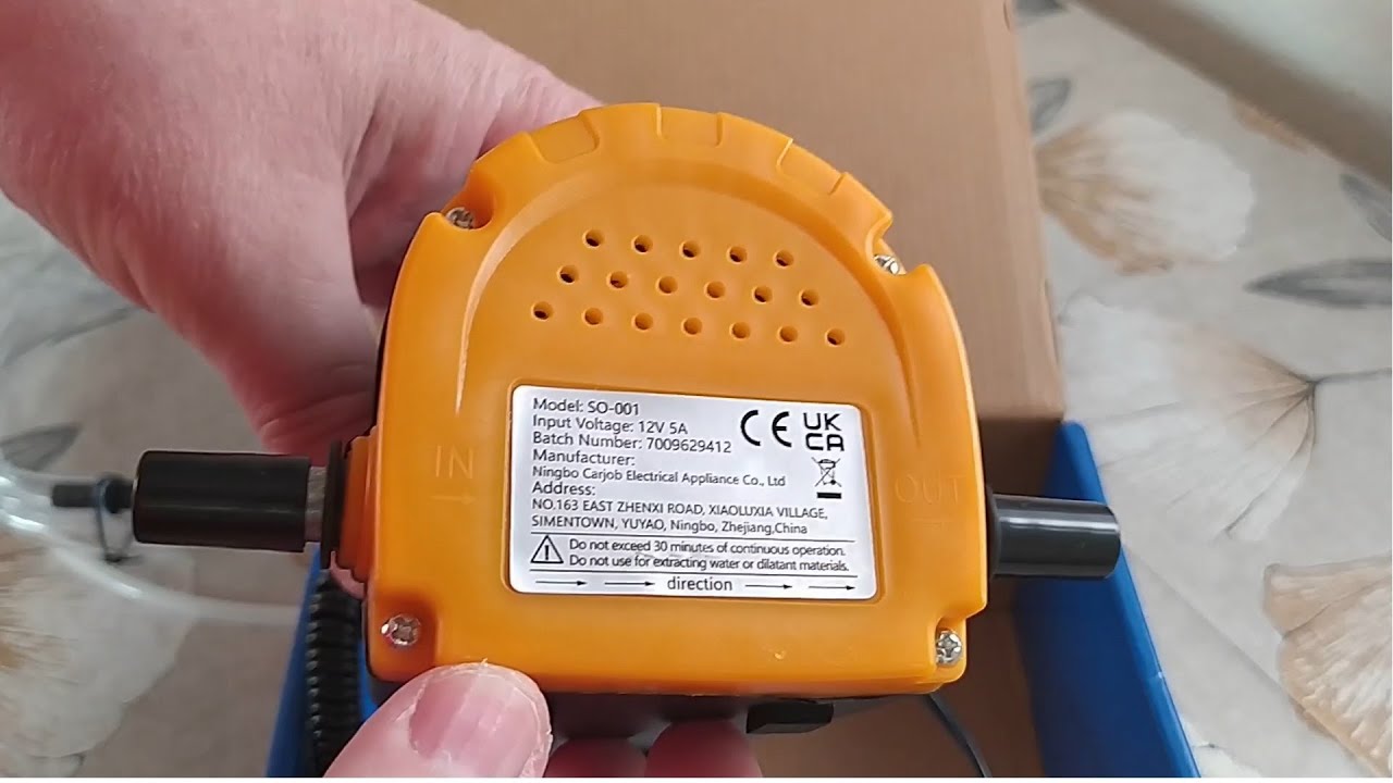 Car 12V oil pump with Temu. 13.84!  Unpacking