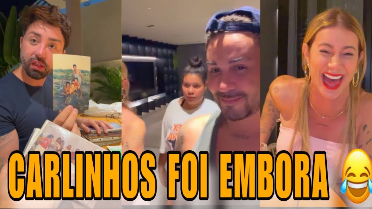 CARLINHOS MAIA NÃO GOSTOU DO QUE VIU E FOI EMBORA DA CASA DE RICO MELQUÍADES🤭😂😂