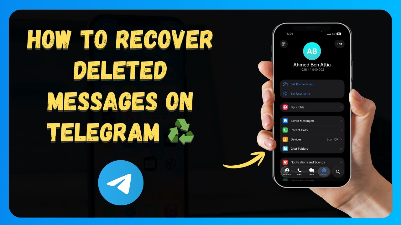 How to Recover Deleted Messages on Telegram ♻️ [New 2026 Update]