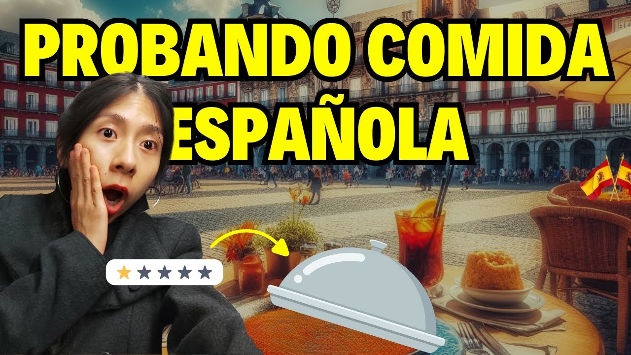 Probando COMIDA Española! | ¡Esto PAGAS!