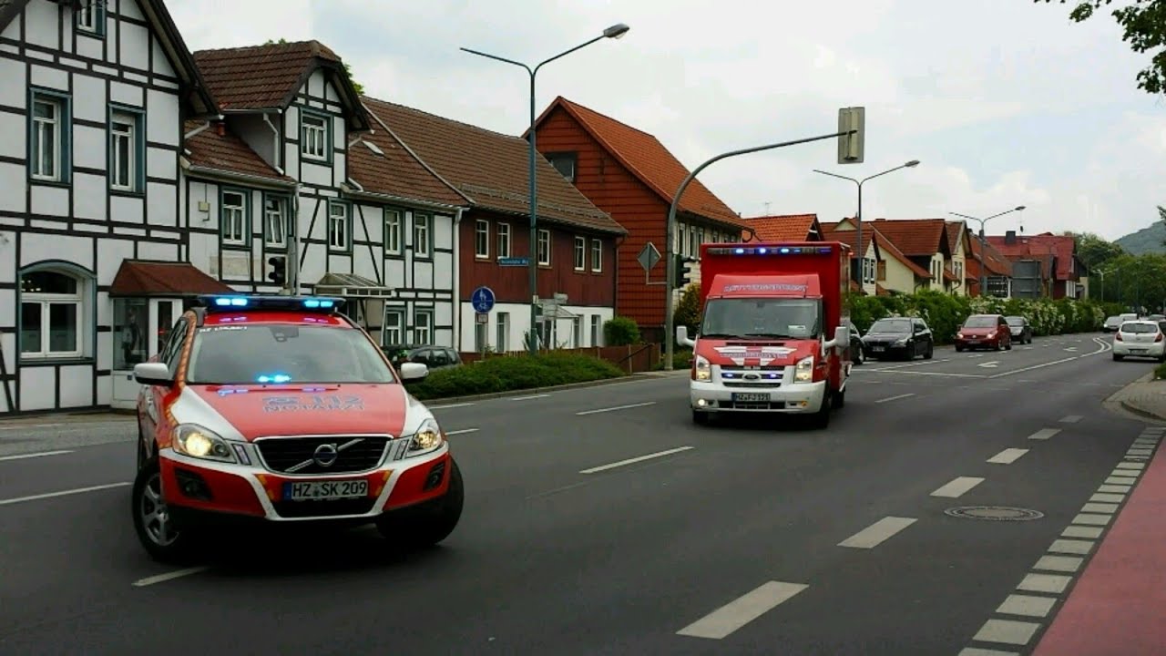 [Zusammenschnitt mit Hornwechseln und mehr] Rettungsdienste Landkreis Harz