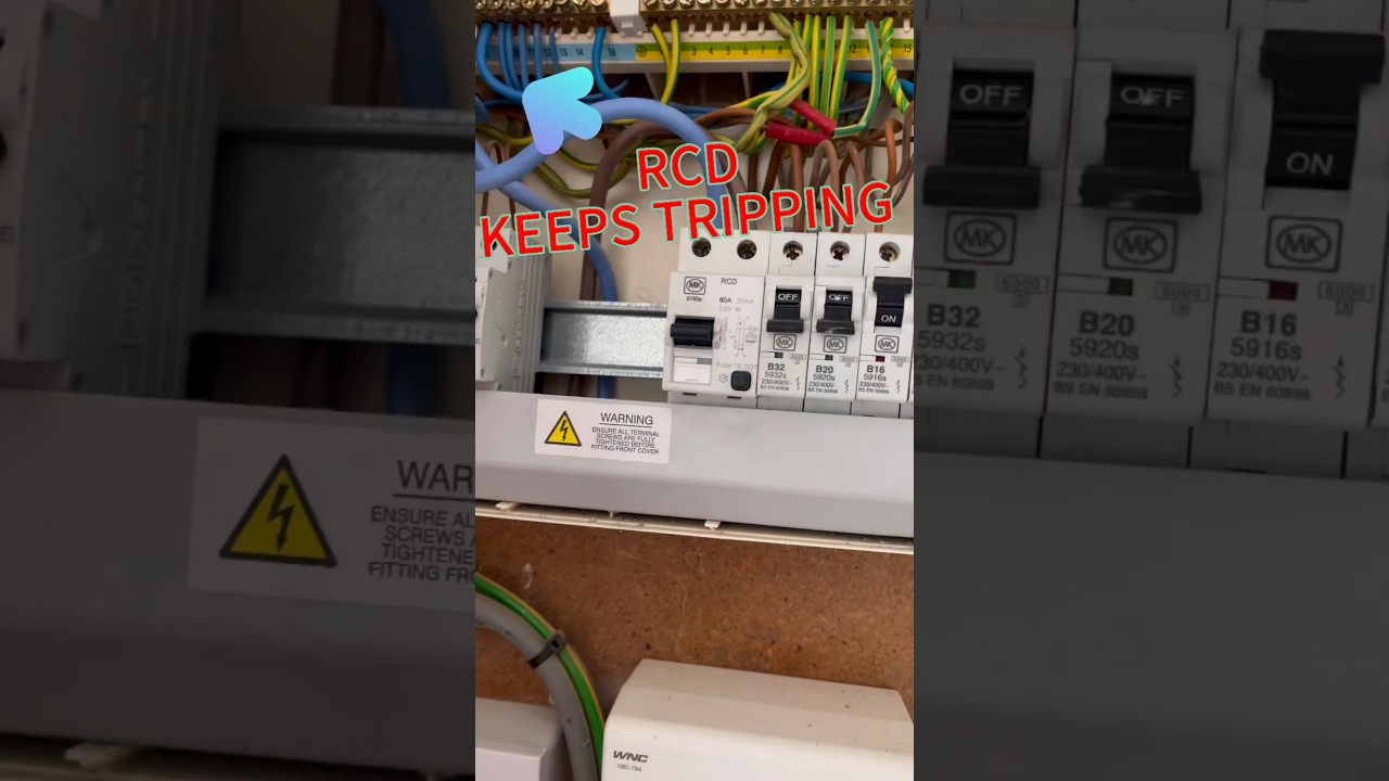 Circuit Breaker Keeps Tripping - Easy Fix #shorts #electricalwork #electrician