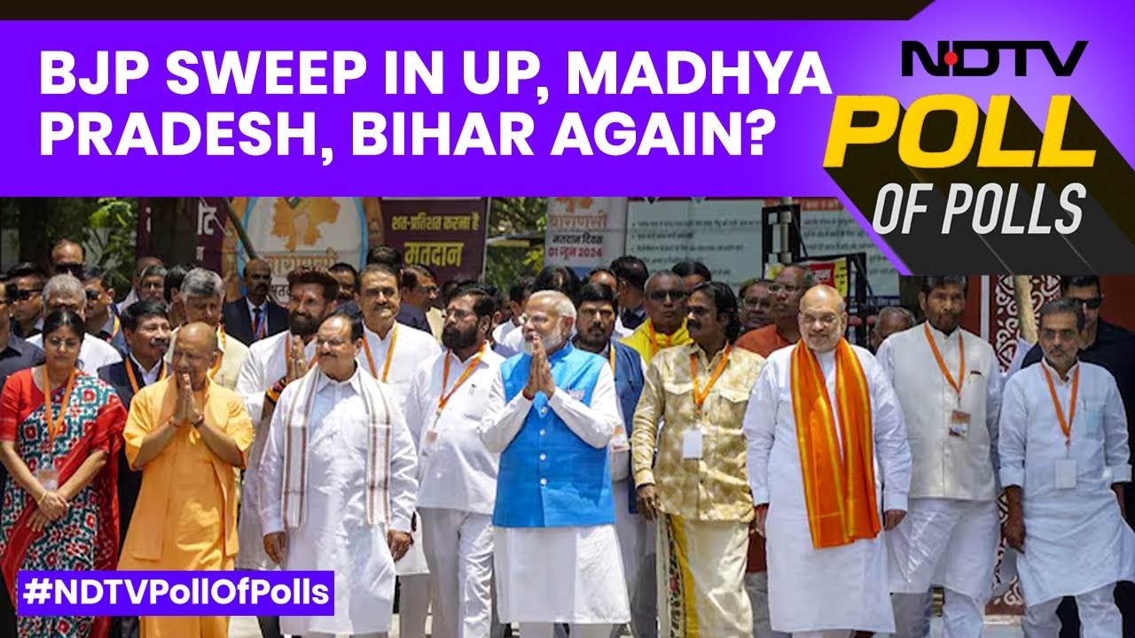 Exit Poll Results 2024 | Exit Polls Show BJP Winning Big In Hindi Heartland States