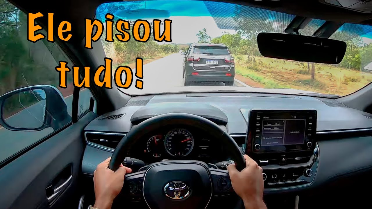 Corolla Cross 2.0 - Compass 1.3 Turbo - (Foi no Sufoco!)