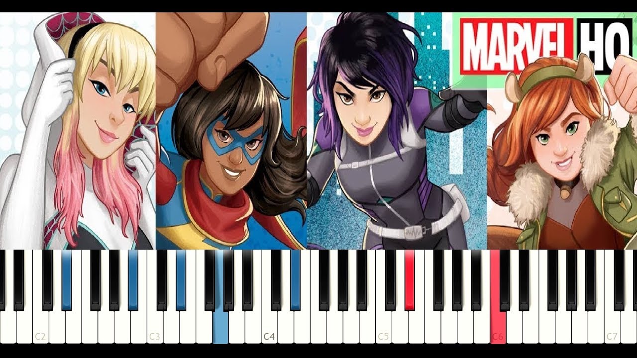 Marvel Rising - Secret Warriors -Dove Cameron - Born Ready -(Piano Cover Remix)