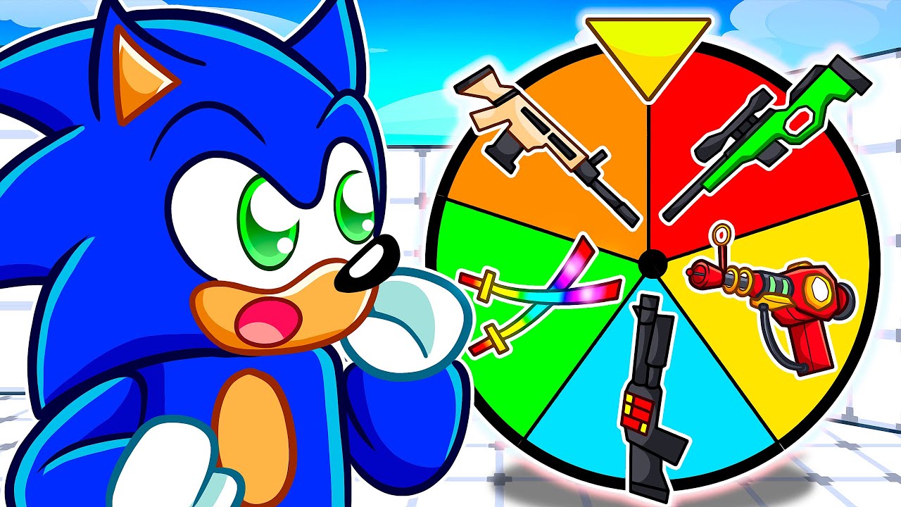 Sobrevive a la RULETA DE ARMAS en Roblox Rivals!