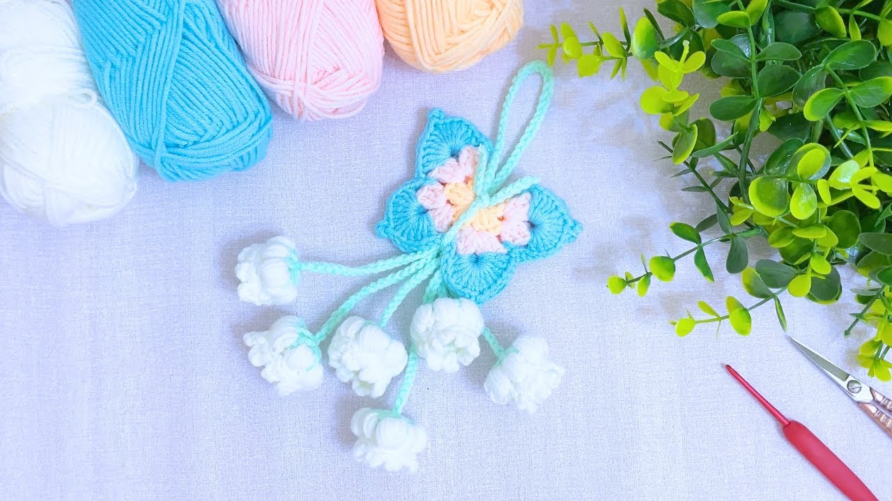 DIY Butterfly Lily of the Valley and Wind Chimes, You Can Also Complete the Romantic Decoration!