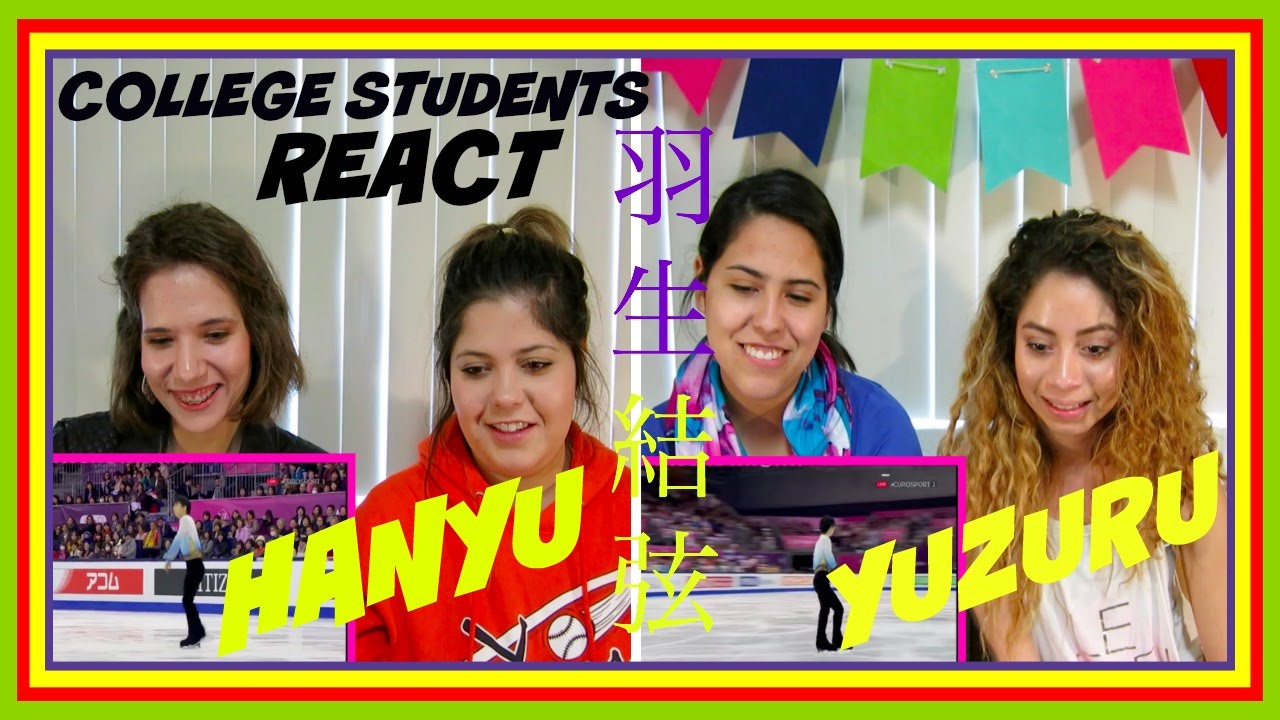 COLLEGE STUDENTS REACT TO HANYU YUZURU!!! PART 4!!! [2015 GRAND PRIX FINAL - BARCELONA]