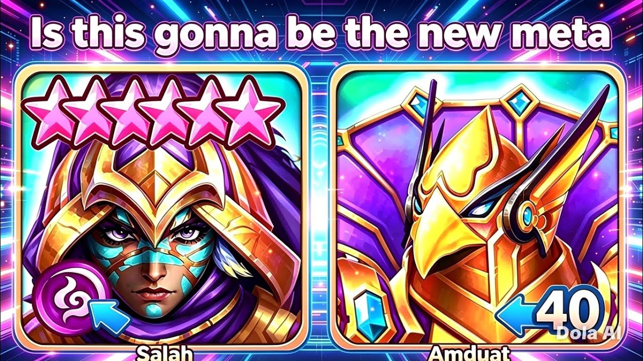 (SALAH & AMDUAT ) MIGHT BE THE NEXT META INSANE!!! 2v4: Summoners War 