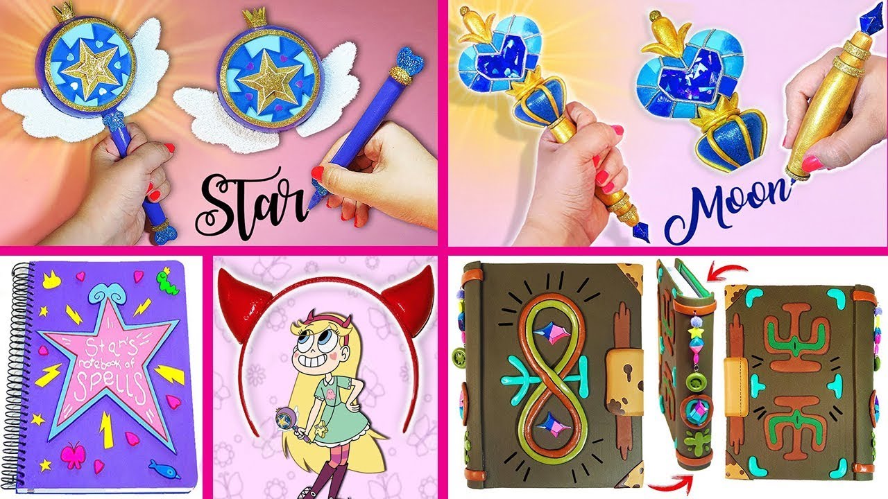 ♥ DIYS: 5 Manualidades paso a paso de Star vs Las Fuerzas del Mal  (Recopilación/Compilation) ♥