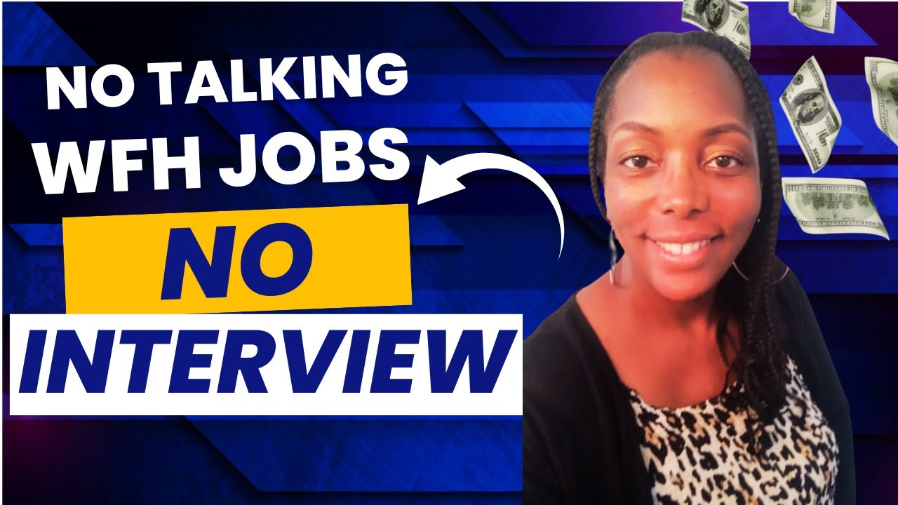 No Interview! No Talking Work from Home Jobs 2023| Remote Jobs| Hiring Now!