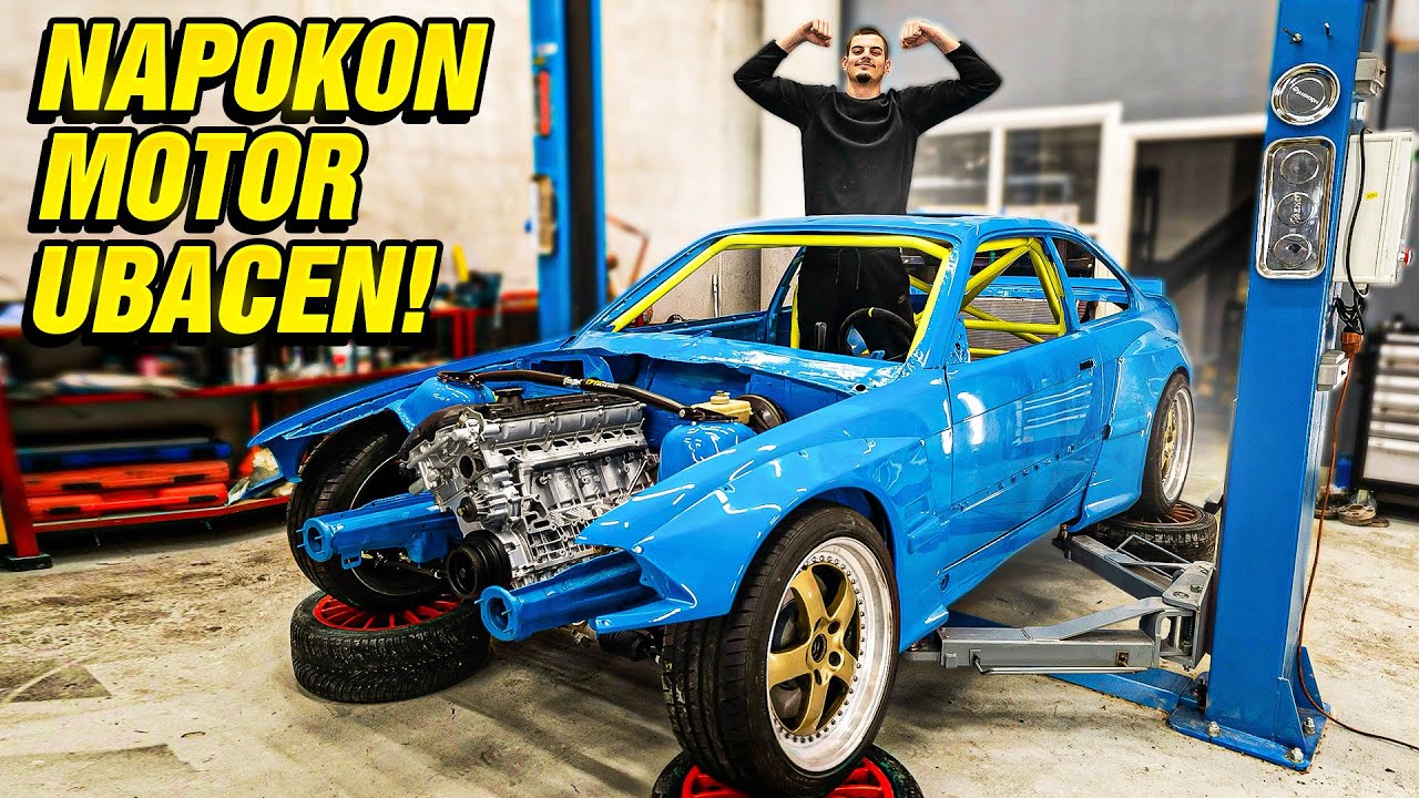3.0 Turbo Motor od 600HP je Ubacen u E36 Driftalicu!!!