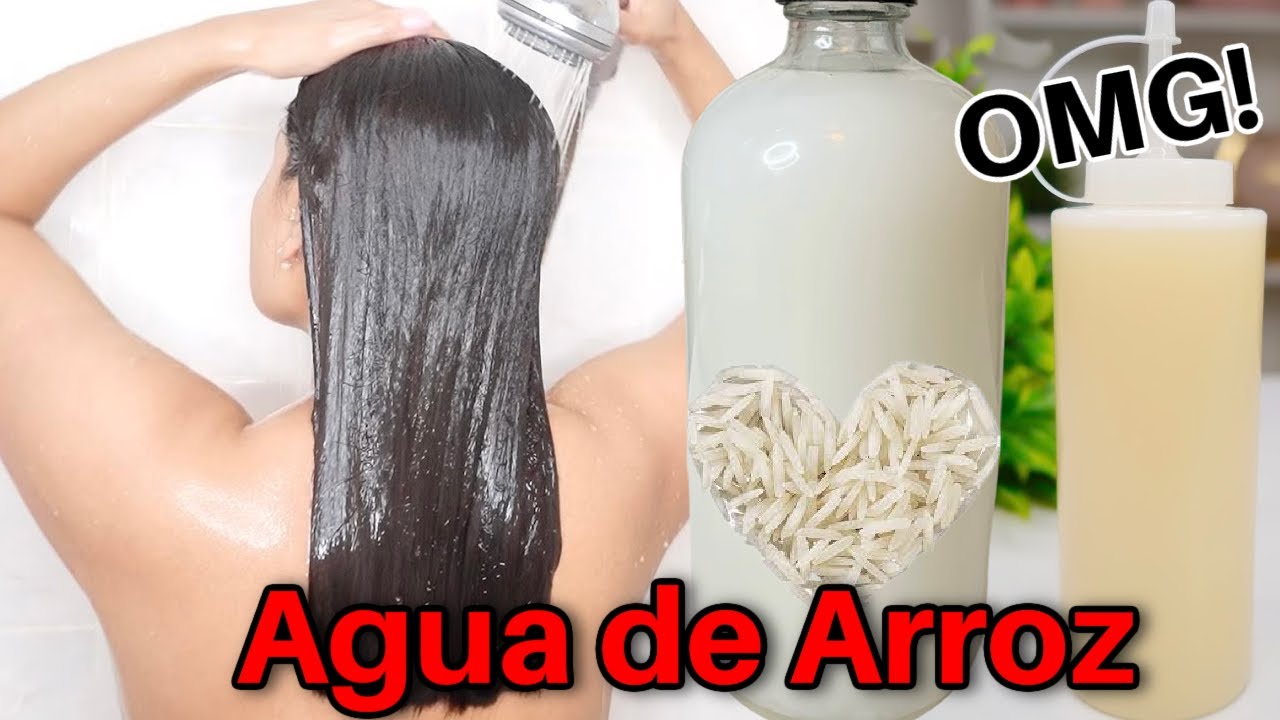 Crece tu cabello con este shampoo de agua de arroz 🍚 | Los resultados son increibles😱