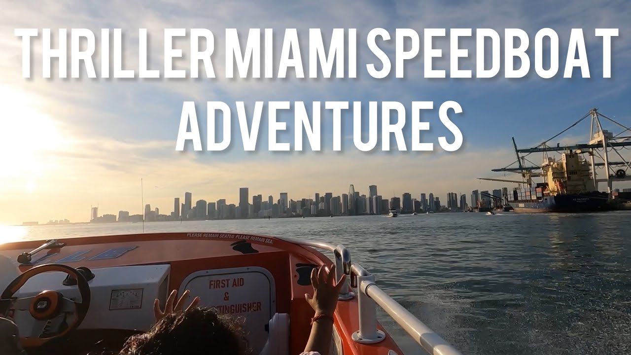 Thriller Miami Speedboat Adventures, Miami, Florida #thrillerboat #miamitravel #miami