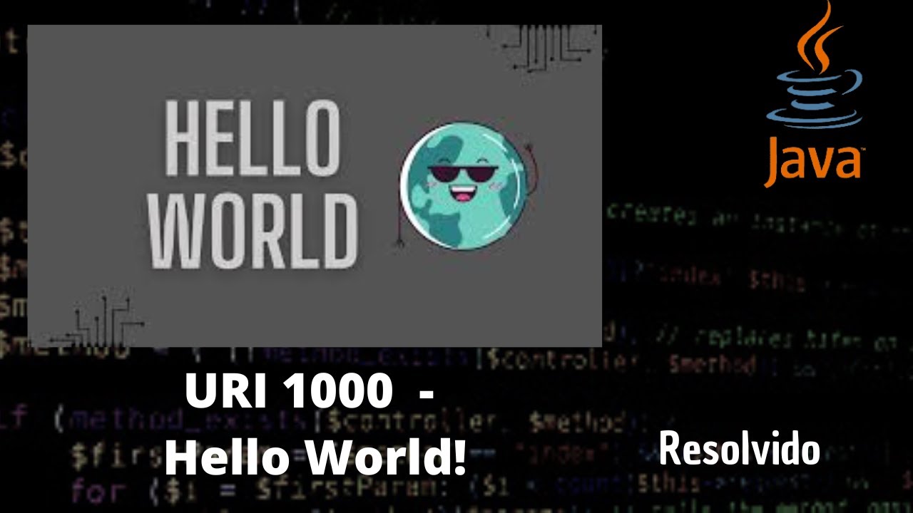 Hello World (URI 1000) - Exercício resolvido (Java) - Beecrowd
