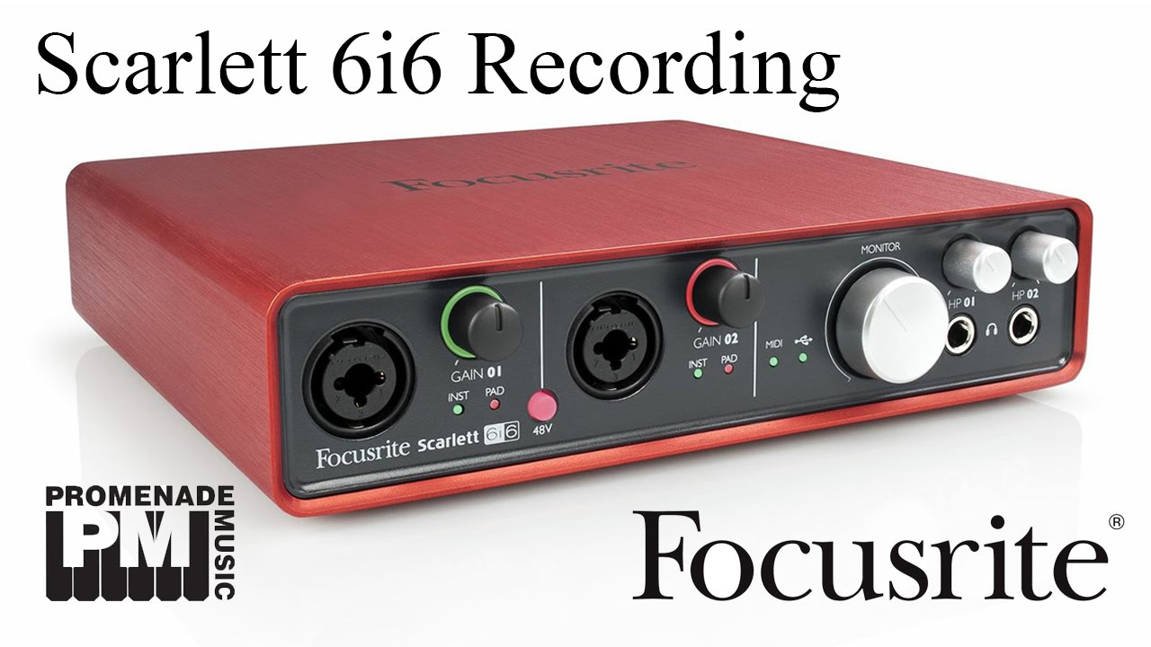 Focusrite Scarlett 6i6 - Recording Shivum Sharma