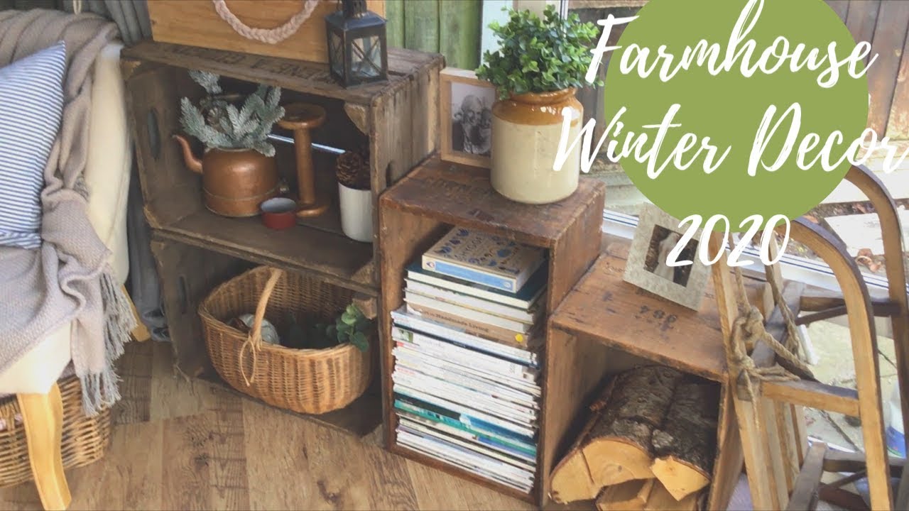 FARMHOUSE RUSTIC WINTER DECOR | 2020