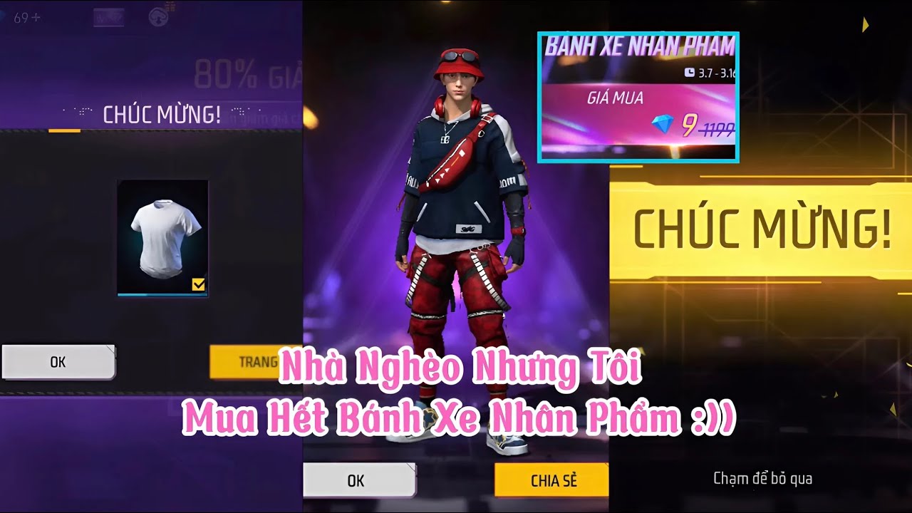 Nhà Nghèo Nhưng Tôi Vẫn Dư Sức Mua Hết Đồ Bánh Xe Nhân Phẩm Mới :))