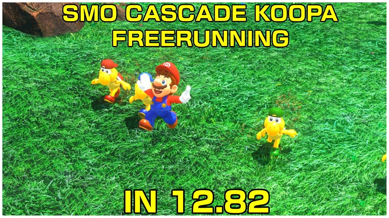 SMO Koopa Freerunning Cascade Kingdom in 12.82