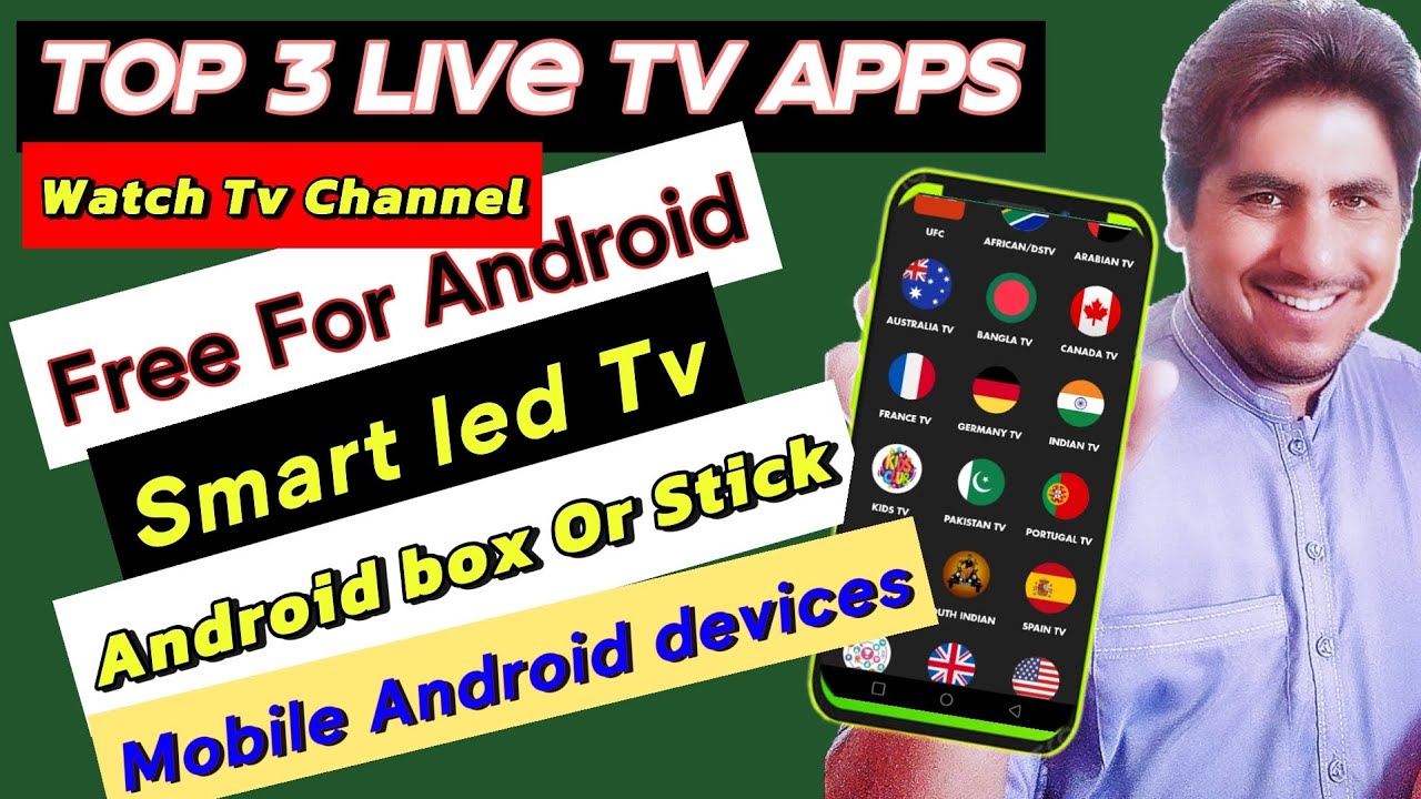Best Top 3 Free Live Tv 📺 Streaming Apps  For Android Box Smart Tv