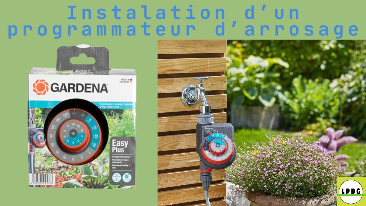 J’installe mon programmateur d’arrosage Gardena (merci @jardinerieduboisparis8671  🌿)