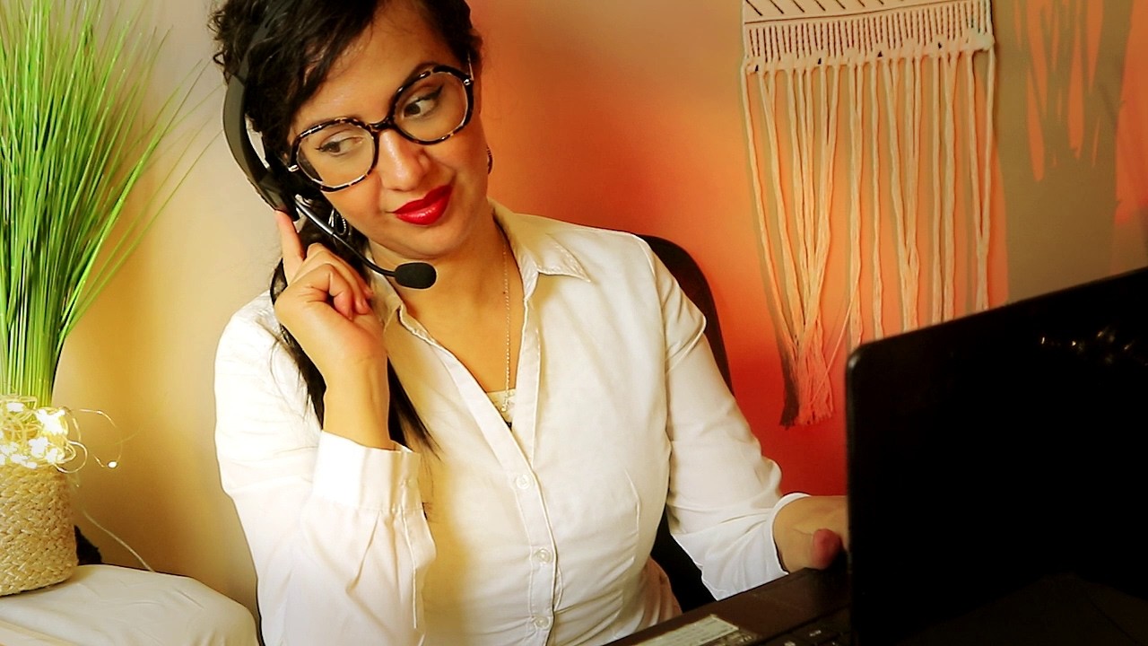 💤 ASMR - la secrétaire qui prend bien soin de toi (son clavier, son papier...)