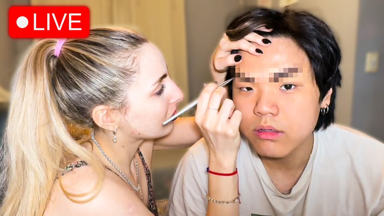 me teñí las cejas en stream