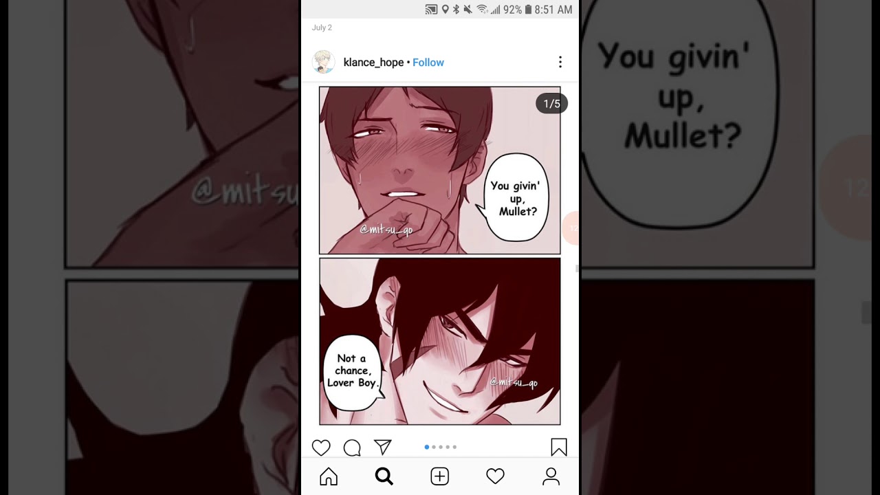 COMICSSSSSSSS (klance comics I found)