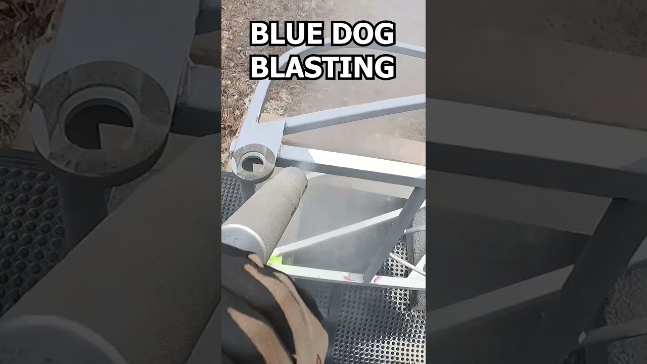 Blast Nozzle View - Abrasive Blasting with XL Nozzle