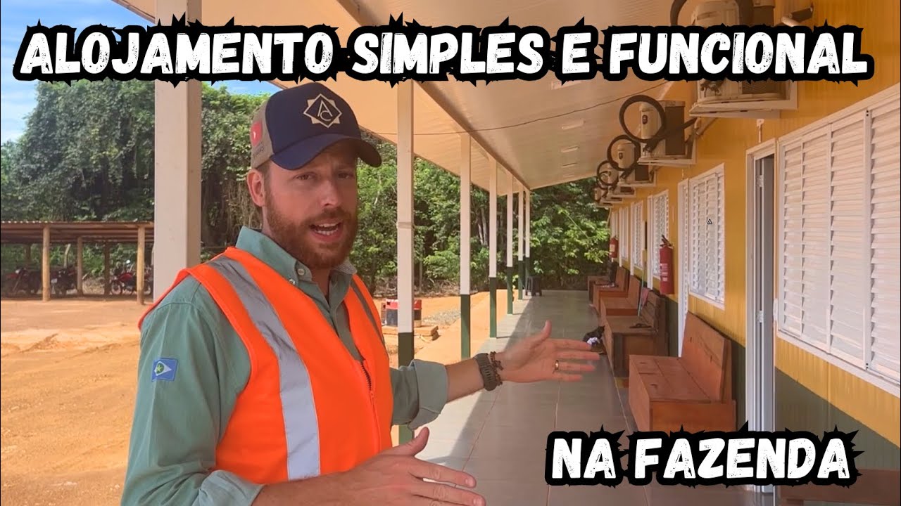Alojamento na fazenda - simples e funcional