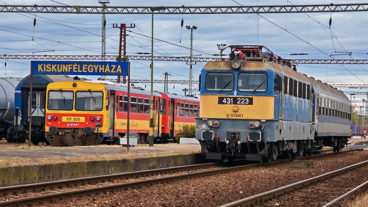 Vonatok Kiskunfélegyházán