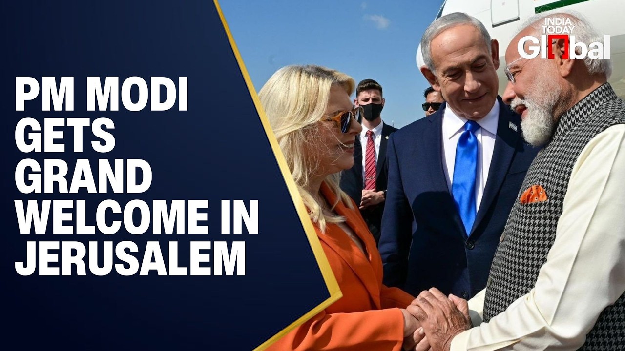 LIVE: Modi Receives Grand Welcome in Jerusalem