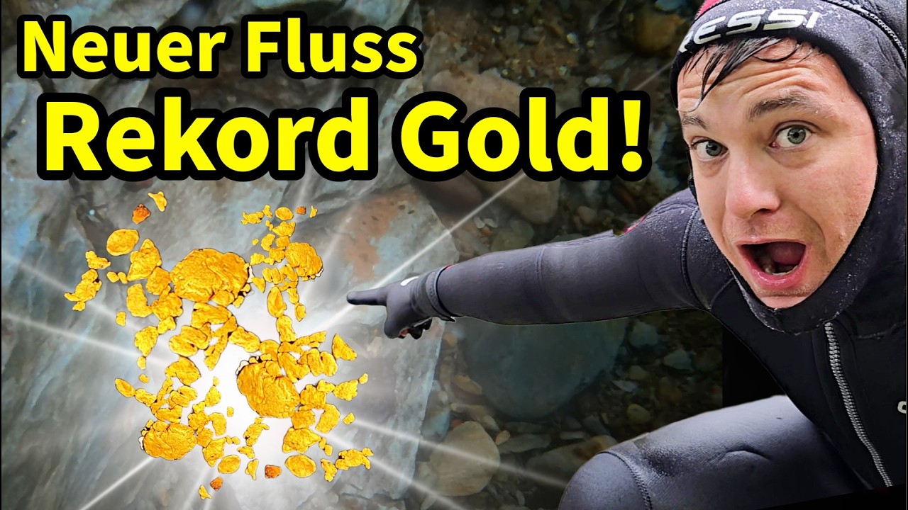 Goldtauchen EXTREM! So viel Gold im Fluss - Mein größter Fund!