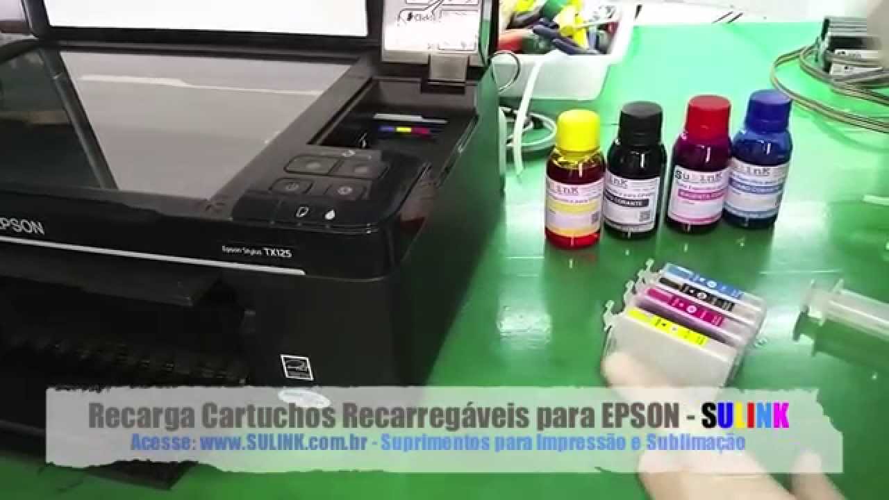 Manual dos Cartucho Recarregável para Epson - SULINK
